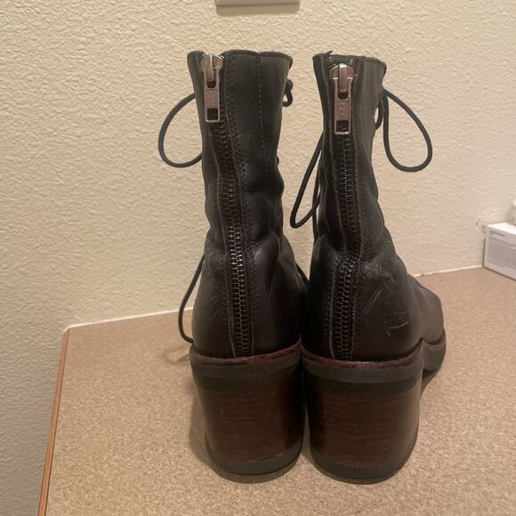 LD Tuttle Lace Up Boots Sz 37 - Picture 2 of 4